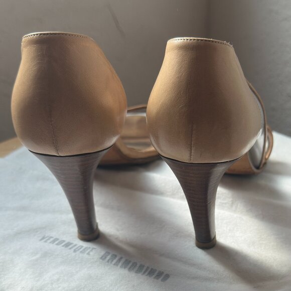 00s Veronique Branquinho D’Orsay Sandals, Sz 37.5, Box & Dustbag included - Picture 8 of 11